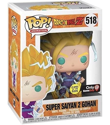 Funko Pop Dragon Ball Z Figur Super Saiyajin Gohan Glow in The